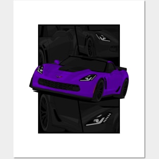 Z06 PURPLE Posters and Art